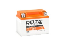 АКБ DELTA CT 1204 12V/4Ah YB4L-A, YB4L-B, YTX4L-BS